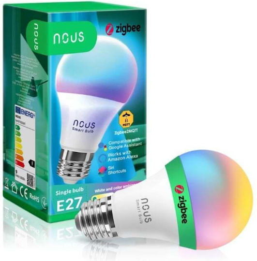 Nous P3Z Bec LED 9W Pentru Bază De Bec E27 RGB 810 Lumen