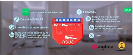 Nous Smart Switch ZigBee 10A