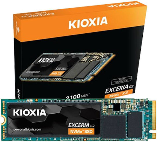 Kioxia Exceria G2 SSD 500GB M.2 NVMe PCI Express 3.0 LRC20Z500GG8