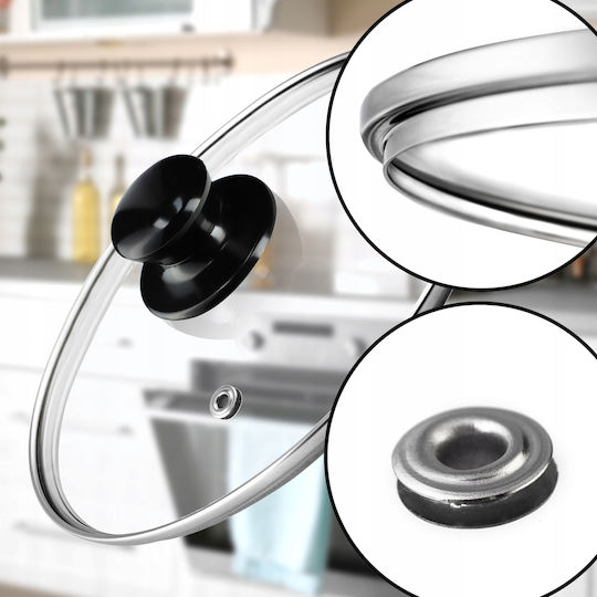 Kadax Kochgeschirrdeckel Für Pan Und Topf Glas 18cm 30790