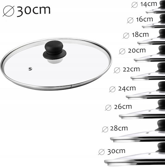 Kadax Kadax Glas-Kochgeschirrdeckel Für Töpfe Und Pfannen 30cm 113177