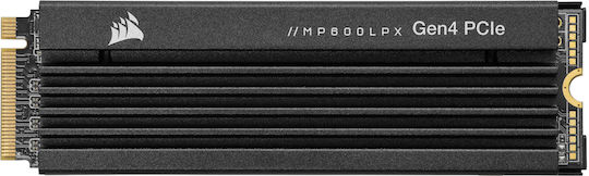 Corsair MP600 Pro LPX SSD 8TB τύπου M.2 με σύνδεση PCI Express 4.0 και Ψύκτρα CSSD-F8000GBMP600PLP