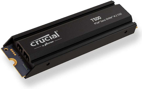 T500 SSD 1TB Typ M.2 mit PCI Express 4.0 und Kühlkörper (Kompatibel mit PlayStation 5) CT1000T500SSD5