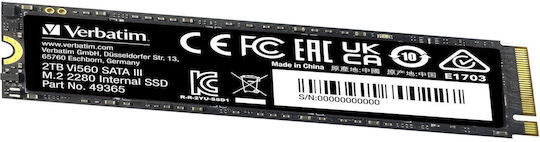 Verbatim Vi560 S3 SSD 2TB M.2 mit SATA III Verbindung