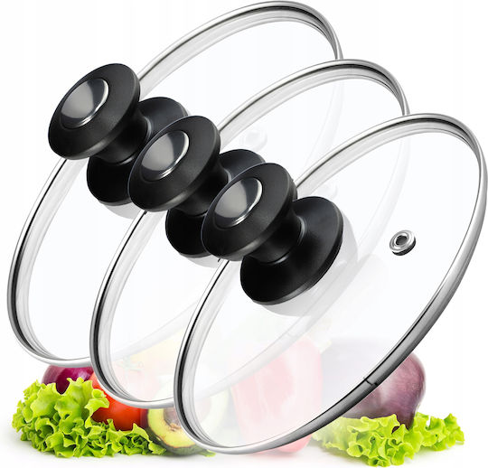 Kadax Kadax Glas Kochgeschirrdeckel Für Topf 20cm 3 Stück 31556