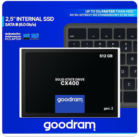 GoodRAM PX700 SSD 1TB Tip M.2 Cu Conexiune PCI Express 4.0 Compatibil Cu PlayStation 5 SSDPR-PX700-01T-80