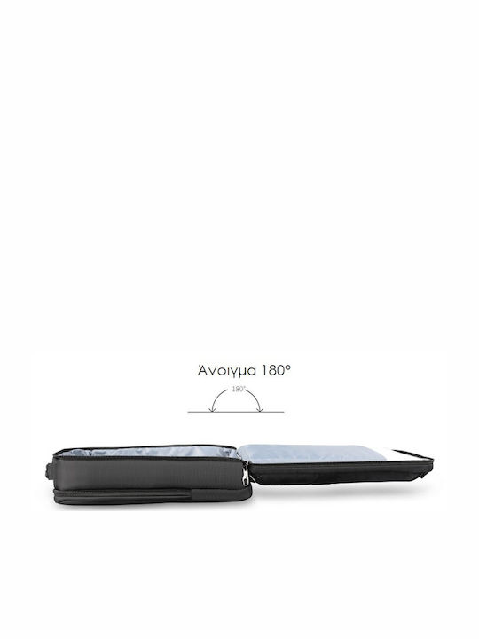Tigernu T-B3639 Αδιάβροχη Τσάντα Πλάτης για Laptop με Θύρα USB σε Μαύρο χρώμα