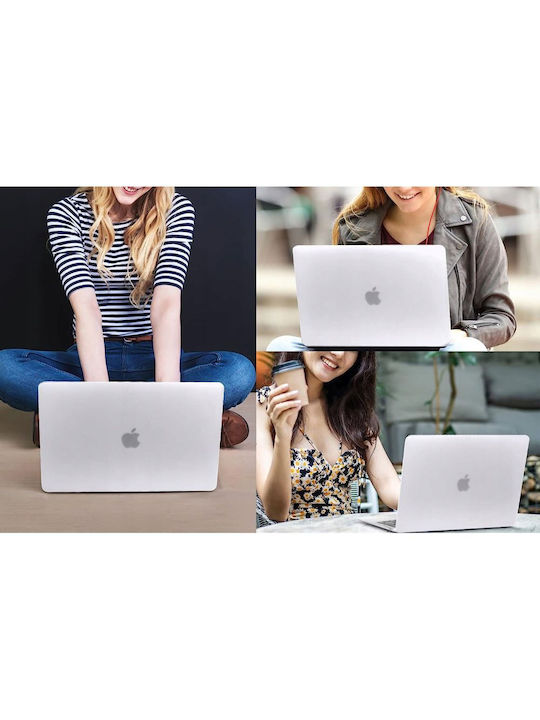 Sleeve Macbook Air 15" 2023 2024 Techsuit Ultrashell Matte Clear