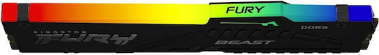 Kingston Fury Beast RGB 16GB DDR5 RAM with 6000 Speed for Desktop
