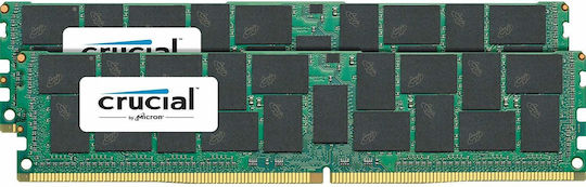 Crucial 64GB DDR4 RAM cu 2 module (2x32GB) și Viteză 3200 pentru