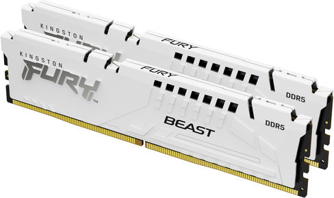 Kingston Fury Beast 64GB DDR5 RAM с 2 модула (2x32GB) и Скорост 6000 за Настолен Компютър