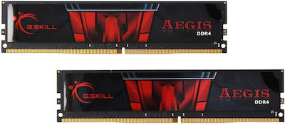 G.Skill Aegis 16GB DDR4 RAM με 2 Modules (2x8GB) και Ταχύτητα 3200 για Desktop