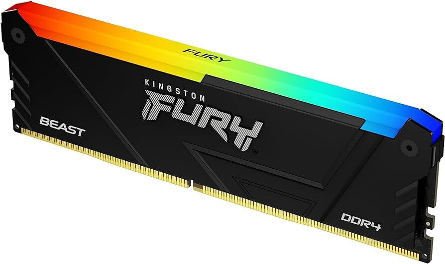 Kingston Fury Beast 64GB DDR4 RAM cu 4 module (4x16GB) și Viteză