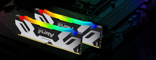 Kingston Fury Renegade RGB DDR5 48GB RAM με 2x24GB Modules και Ταχύτητα 6400 για Desktop
