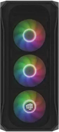 Natec Fury Shobo SH4F Gaming Midi Tower Κουτί Υπολογιστή με Πλαϊνό Παράθυρο και RGB Φωτισμό Μαύρο