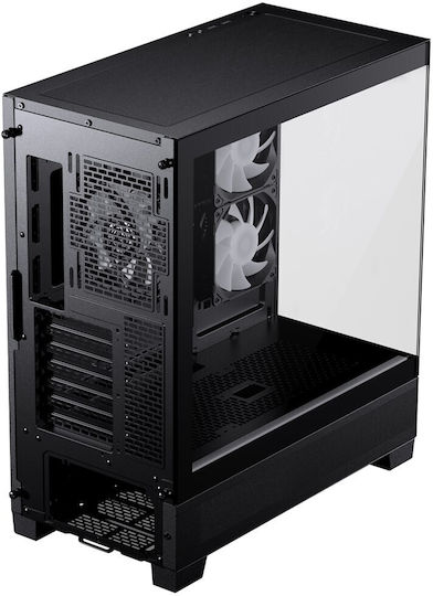 Phanteks XT View Gaming Midi Tower Κουτί Υπολογιστή με Πλαϊνό Παράθυρο και RGB Φωτισμό Μαύρο