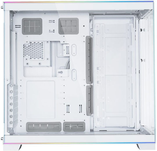 Lian Li O11D EVO RGB Gaming Midi Tower Computer Case with Side Window White