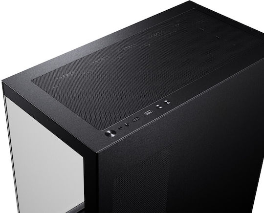 Phanteks XT View Gaming Midi Tower Κουτί Υπολογιστή με Πλαϊνό Παράθυρο και RGB Φωτισμό Μαύρο
