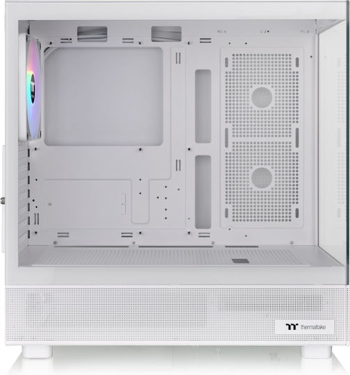 Thermaltake 270 TG ARGB Gaming Midi-Turm Computergehäuse mit Seitenfenster Snow