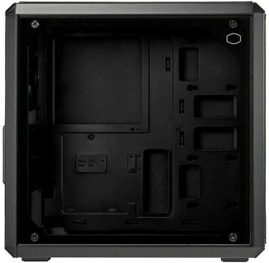 CoolerMaster Q300L V2 Gaming Mini Tower Κουτί Υπολογιστή με Πλαϊνό Παράθυρο Μαύρο