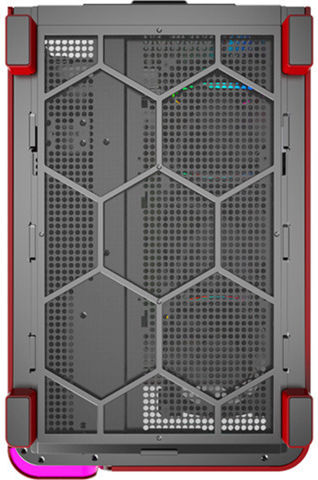 Montech King 95 Pro Gaming Midi Tower Κουτί Υπολογιστή με Πλαϊνό Παράθυρο Κόκκινο