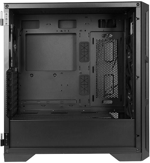 Chieftec APEX AIR Gaming Midi-Turm Computergehäuse mit Seitenfenster Schwarz