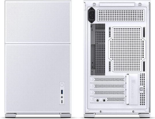 Jonsbo D31 Mesh Gaming Mini Tower Computer Case with Side Window White