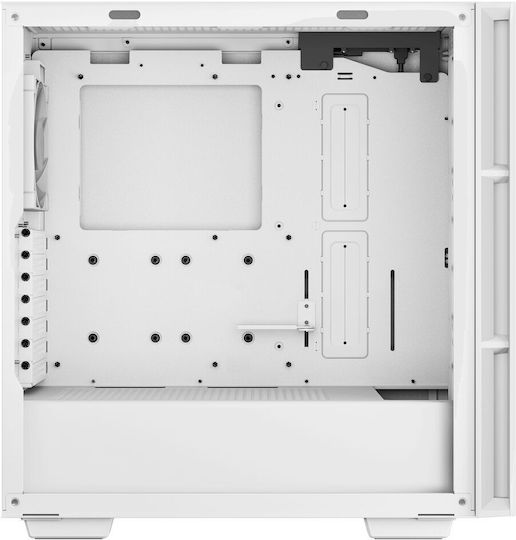 Deepcool CH560 Gaming Midi Tower Κουτί Υπολογιστή με Πλαϊνό Παράθυρο και RGB Φωτισμό Λευκό
