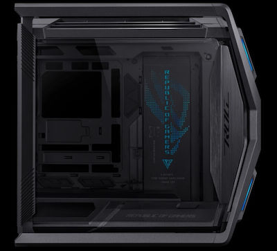 Asus ROG Hyperion GR701 BTF Edition Full Tower Κουτί Υπολογιστή με Πλαϊνό Παράθυρο και RGB Φωτισμό Μαύρο