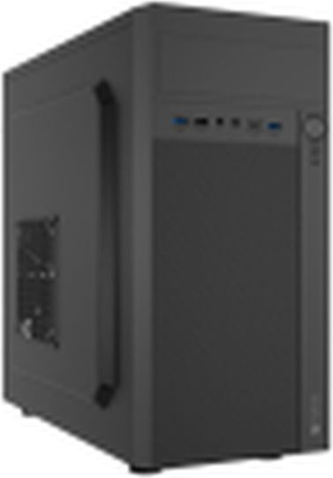 Natec Helix Mini Tower Κουτί Υπολογιστή Μαύρο
