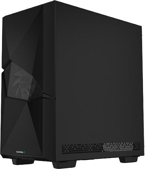 Deepcool Cyclops Gaming Midi Tower Κουτί Υπολογιστή με Πλαϊνό Παράθυρο Μαύρο