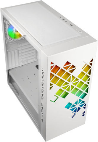 BitFenix Tracery Gaming Midi Tower Computer Case with RGB Lighting White