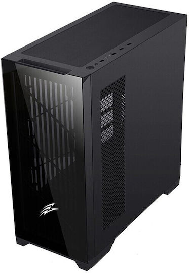 Evolveo Ptero Q2 Gaming Midi Tower Computer Case With Side Window Black