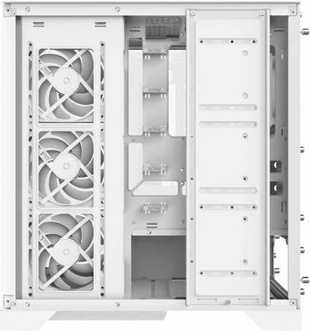 Adata Invader X Гейминг Midi Tower Компютърна кутия със страничен прозорец Бял
