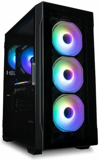 Zalman i3 Neo TG Gaming Middle Tower Carcasă PC cu Deschidere Laterală Neagră