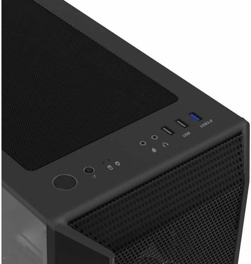 Zalman i3 NEO Gaming Midi Tower Κουτί Υπολογιστή με Πλαϊνό Παράθυρο και RGB Φωτισμό Μαύρο
