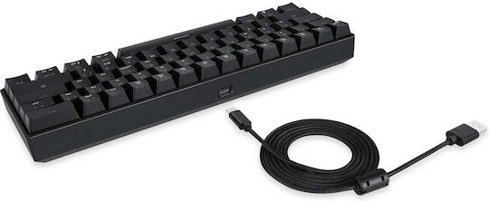 Motospeed Κ61 Gaming Μηχανικό Πληκτρολόγιο 60% με Kailh Box White διακόπτες και RGB φωτισμό (Ελληνικό)