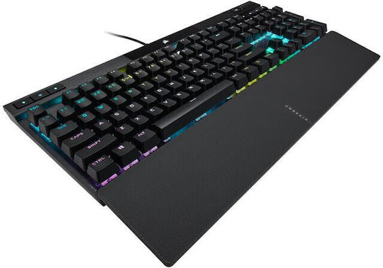 Corsair K70 RGB Pro Гейминг Механична Клавиатура с Corsair OPX суичове и RGB подсветка (Английски US) Черен