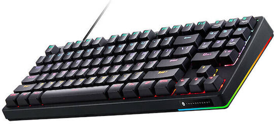Thunderobot KG3089 Gaming Μηχανικό Πληκτρολόγιο Tenkeyless με Custom Red διακόπτες και RGB φωτισμό (Αγγλικό US)