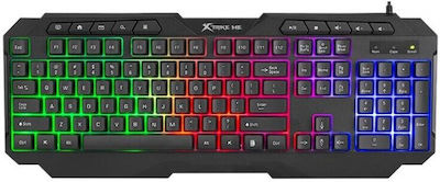 Xtrike Me CMX-415 Gaming Set Σετ Gaming Πληκτρολόγιο με RGB φωτισμό & Ποντίκι (Αγγλικό US)