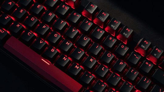 Keychron Lemokey X1-A1 QMK/VIA X1-A1 Gaming Mechanical Keyboard Tenkeyless with Keychron Red Switches and Illuminated Keys English US