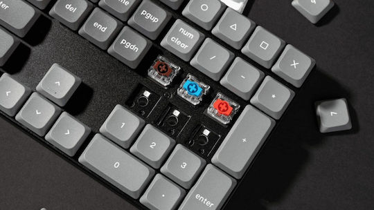 Keychron K5 Max QMK/VIA K5M-H3 Wireless Gaming Mechanical Keyboard with Gateron Brown Switches and RGB Lighting (English US)