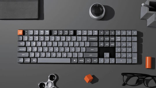 Keychron K5 Max QMK/VIA K5M-H3 Wireless Gaming Mechanical Keyboard with Gateron Brown Switches and RGB Lighting (English US)