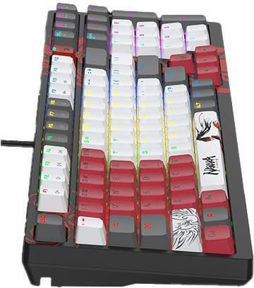 A4Tech Bloody S98 Gaming Tastatură Mecanică Tenkeyless cu Custom Red comutatoare și iluminare RGB (Engleză US)