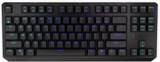 Endorfy Thock Ασύρματο Gaming Μηχανικό Πληκτρολόγιο Tenkeyless με Kailh Box Red διακόπτες και RGB φωτισμό (Αγγλικό US)