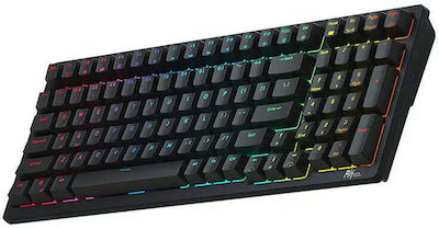 Royal Kludge RK98 Wireless Gaming Mechanical Keyboard with Custom Brown switches and RGB lighting (English US)
