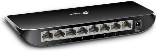 TP-LINK TL-SG1008D Unmanaged L2 Switch with 8 Gigabit (1Gbps) Ethernet Ports