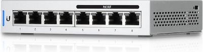 Ubiquiti Unifi Switch 8 (5 Pack) Managed L2 PoE+ Switch with 8 Gigabit (1Gbps) Ethernet Ports