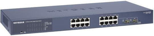 NetGear GS716T-200 Managed L2 Switch with 16 Gigabit (1Gbps) Ethernet Ports