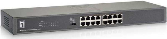 Level One FSW-1650 v6 Unverwaltet L2 Power over Ethernet Switch mit 16 Ports Ethernet